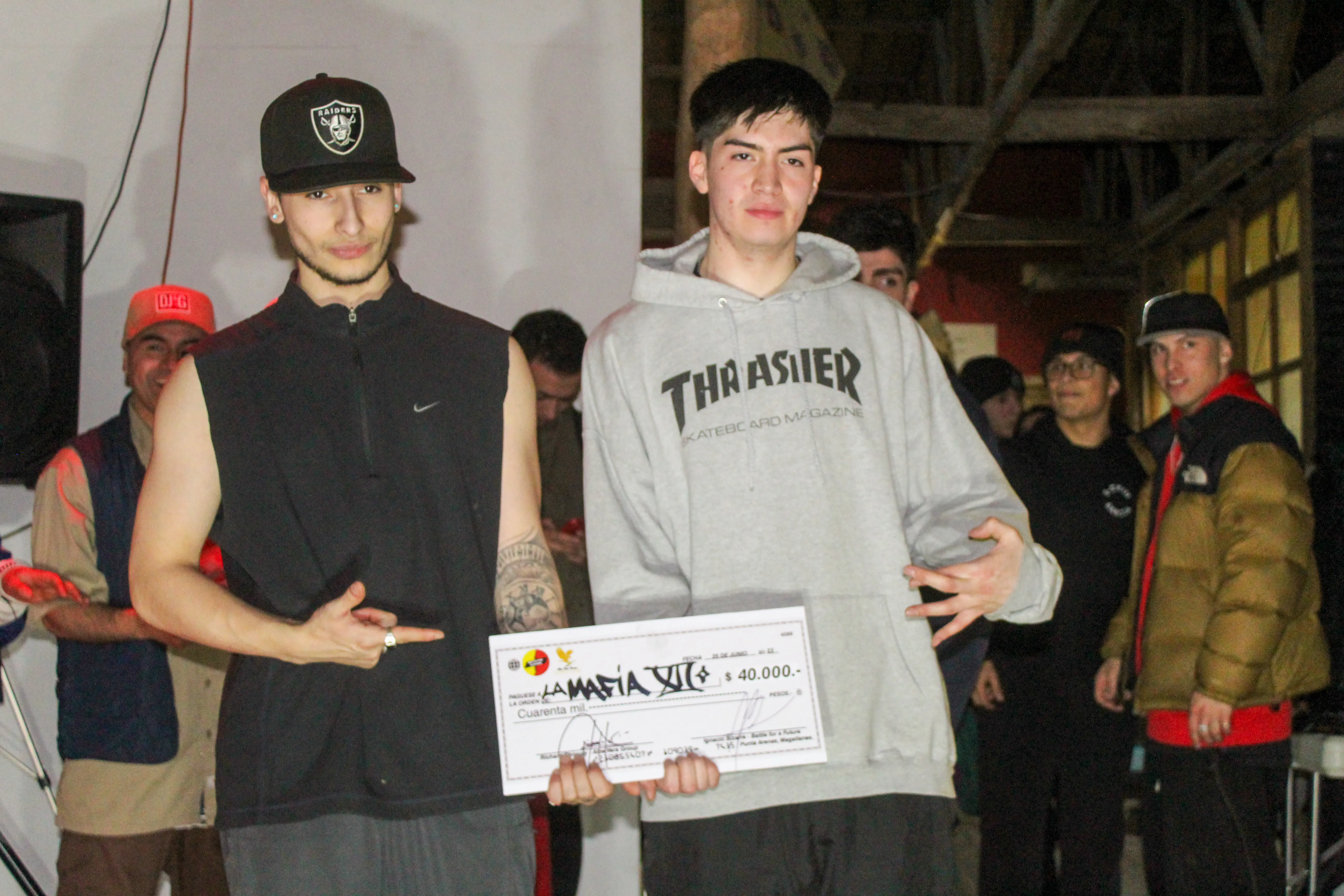 Ganadores con premios