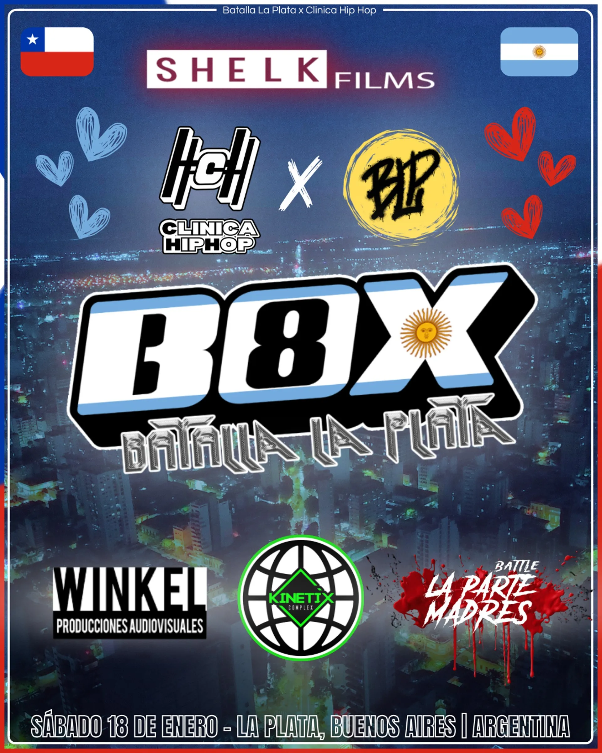Flyer auspiciadores BOX8 La Plata