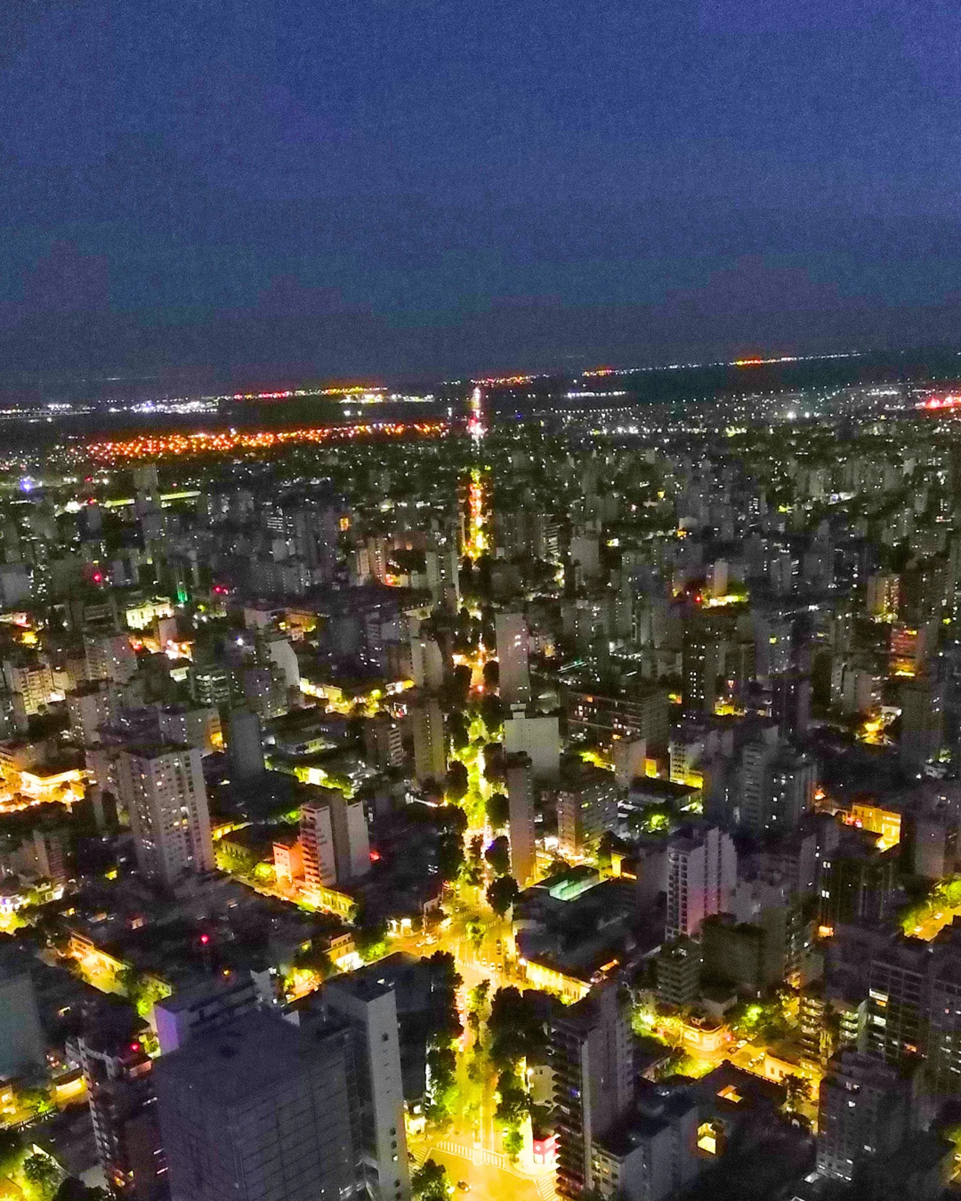 Vista aerea de La Plata por dron - marioshelk