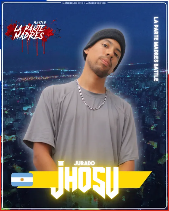 Afiche de jurado de Jhosu, La Parte Madres Battle, Argentina