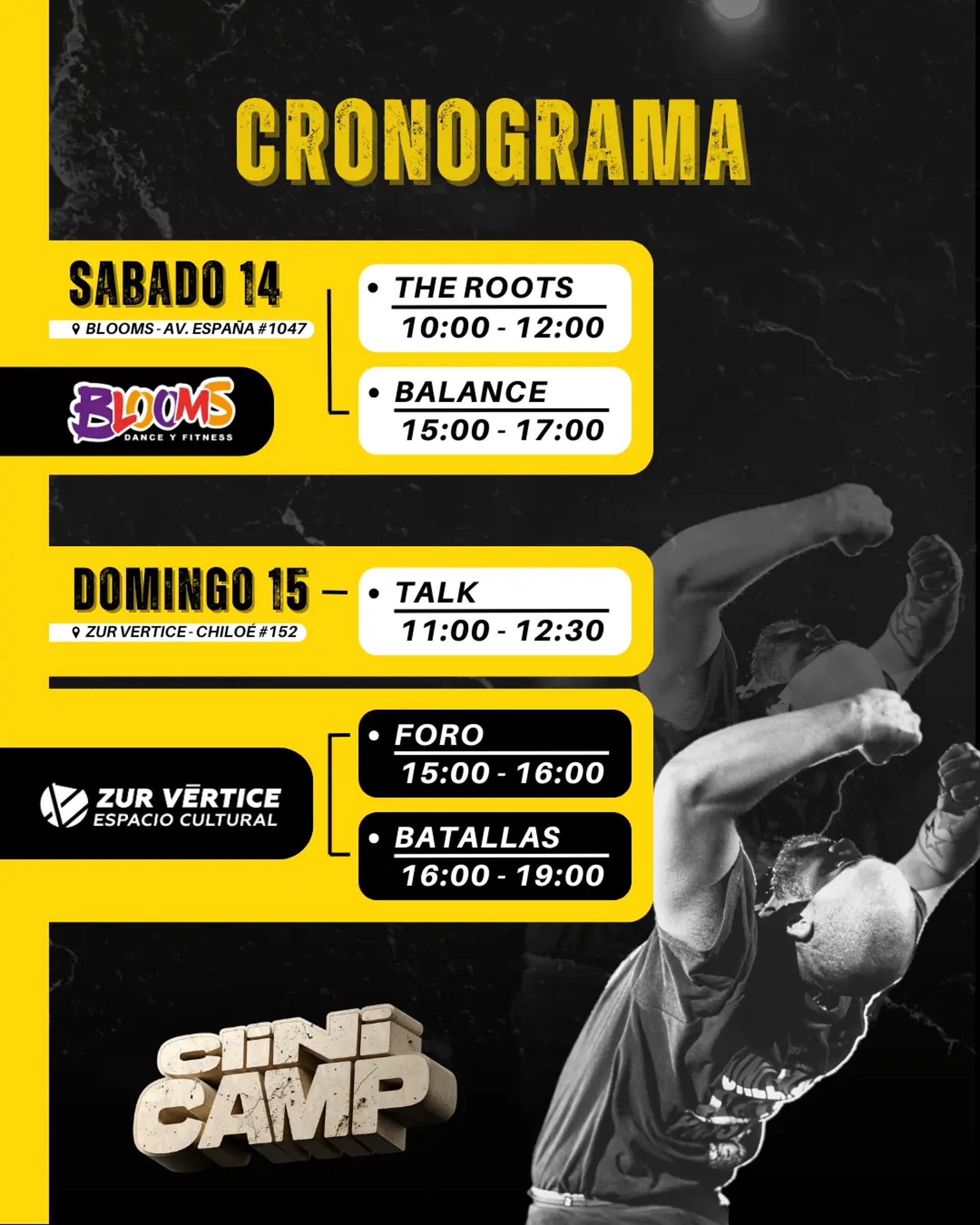 Cronograma CliniCamp Krump