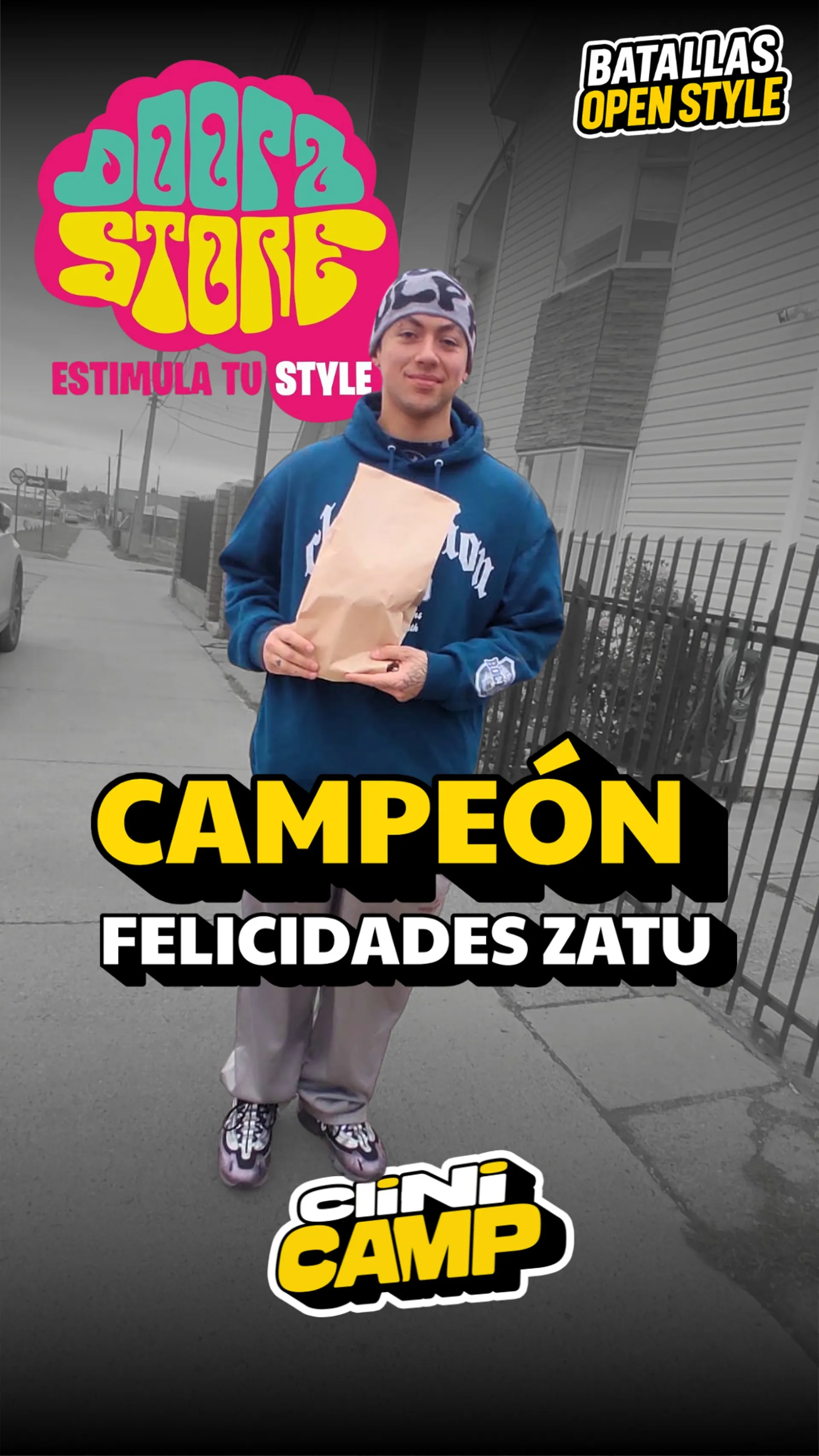 Zatu, campeón de las batallas Afrovibez — CliniCamp 2025