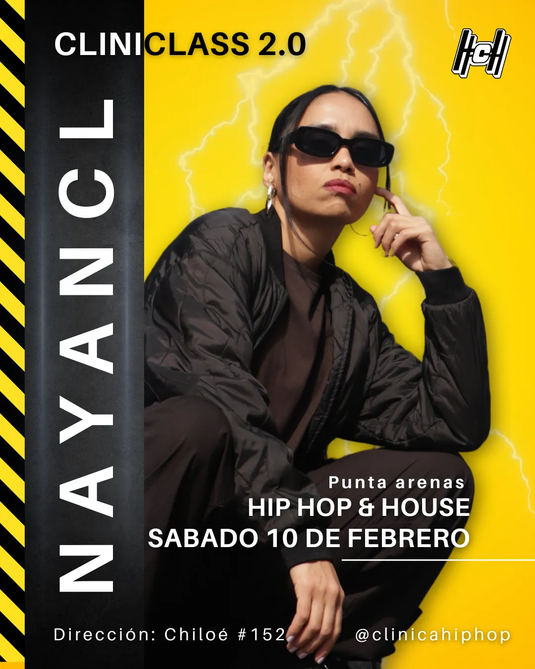 Flyer oficial CliniClass 2.0 — NayanCL, 10 de febrero 2024, Zur Vértice Punta Arenas