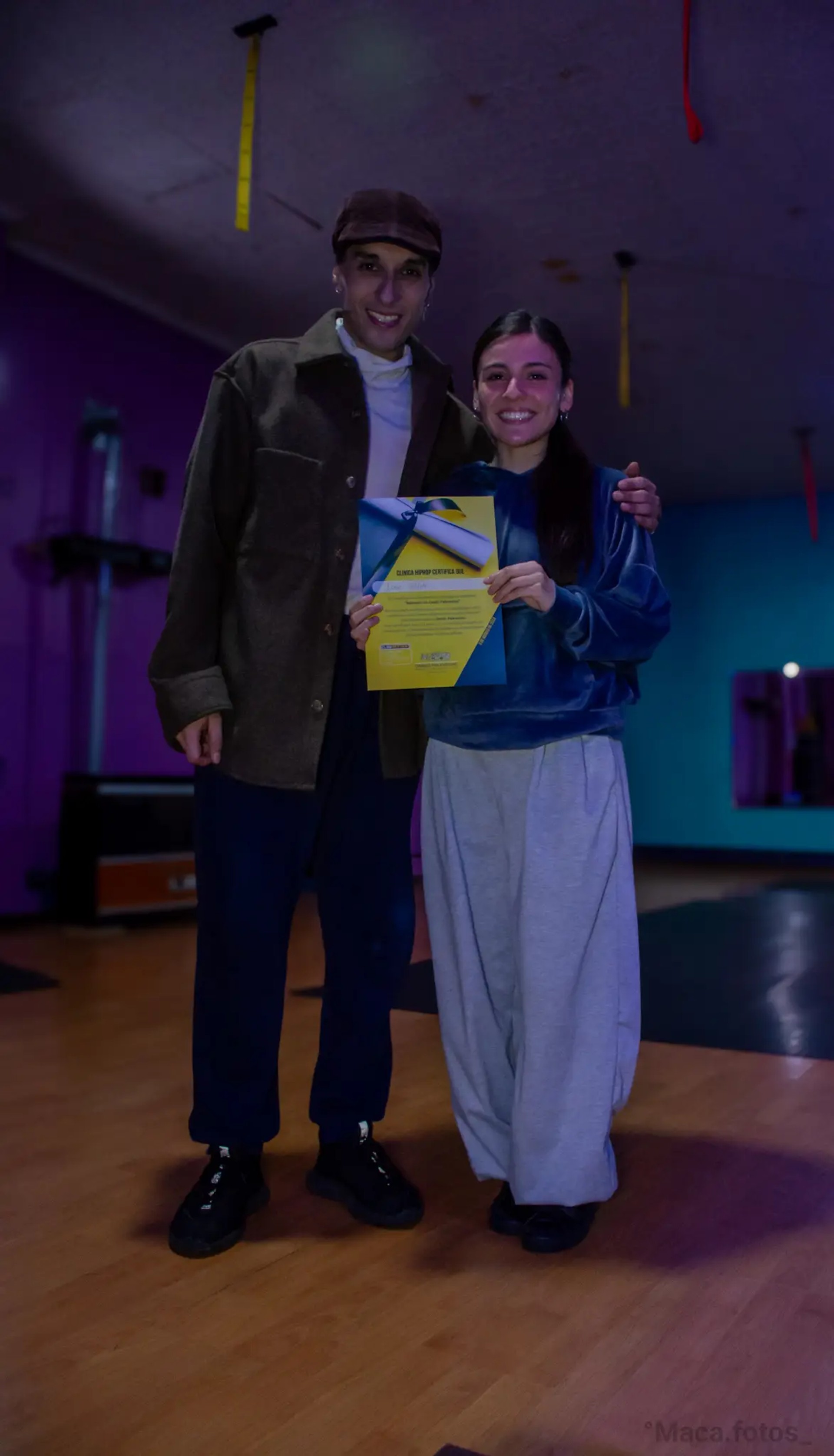 Alumno con certificado