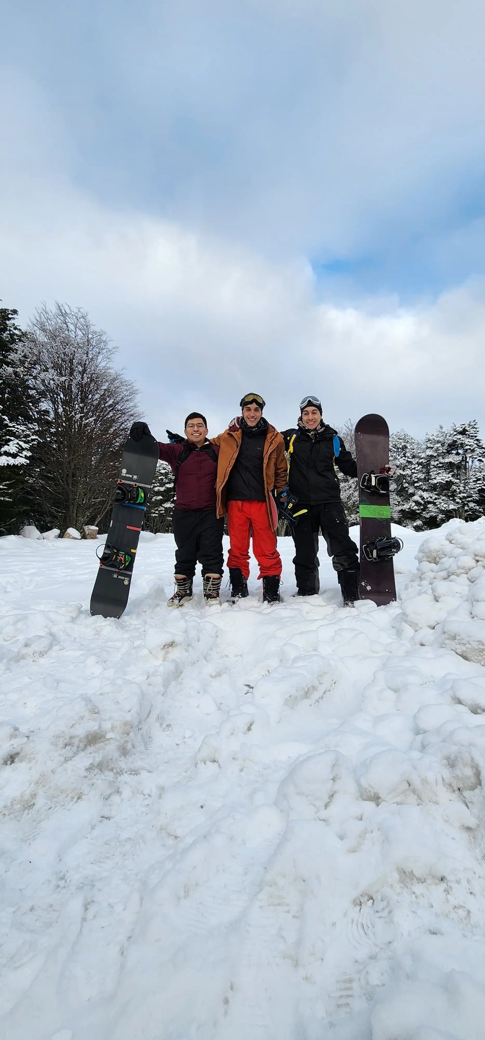 Danilo Palavecino en la nieve, Punta Arenas