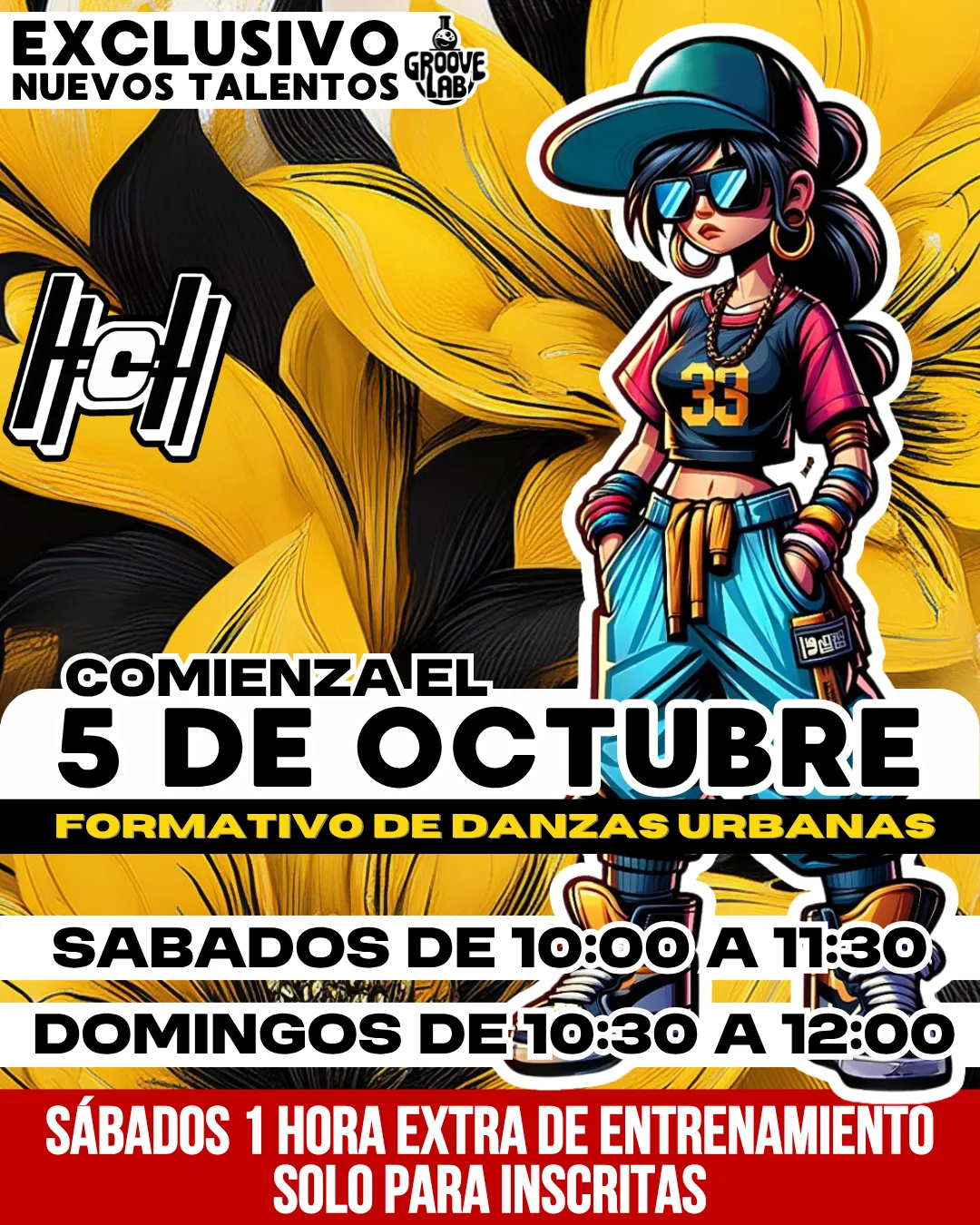 Flyer Groove Lab — octubre 2024